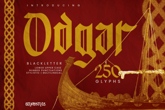 Introducing Odgar Blackletter for Modern Design Projects