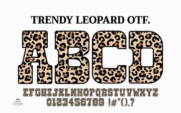 Leopard Font Designs for Modern Projects