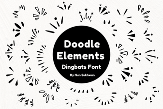 Unlock Creativity with the Doodle Elements Font