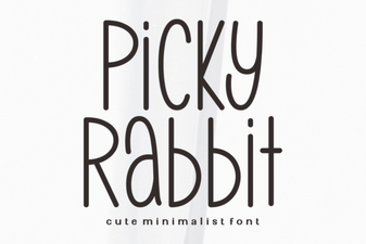 Picky Rabbit Font: Design Ideas for Creative Projects