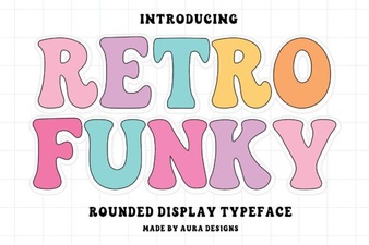 Retro Funky Fonts for Creative Web Projects