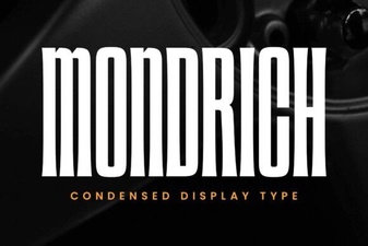 Mondrich Font Design Ideas for Creatives