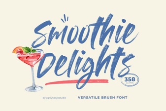 Font Style Ideas for Smoothie Branding