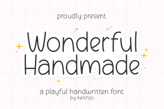 Wonderful Handmade Fonts for Design Projects